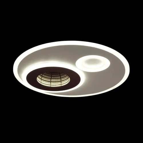 Люстра потолочная Milly 4501/85CL Lumion белая на 1 лампа, основание белое в стиле минимализм  фото 3