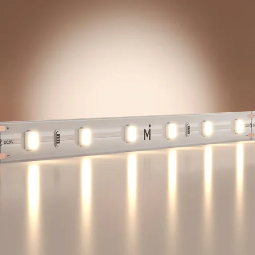 Светодиодная лента 24В 2835 4,8Вт/м 4000K 5м IP 20 201166 Maytoni цвет LED нейтральный белый 4000K, световой поток 480Lm фото 3