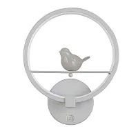 Бра с выключателем LED Passer 2062-1W Favourite белый 1 лампа, основание белое в стиле современный птички