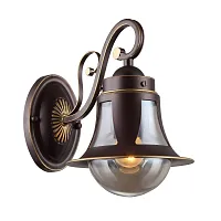 Бра Molfetta OML-50601-01 Omnilux прозрачный 1 лампа, основание коричневое в стиле кантри 