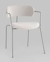 Стул Дженни букле светло-серый каркас серый муар УТ000039182 Stool Group, /, ножки//, размеры - *740***550*530