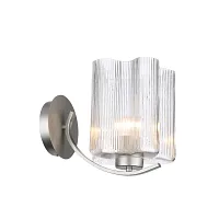 Бра Onde SL117.101.01 ST-Luce прозрачный 1 лампа, основание серебряное в стиле современный 