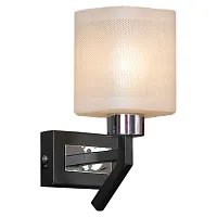 Бра Costanzo GRLSL-9001-01 Lussole белый 1 лампа, основание хром в стиле современный 