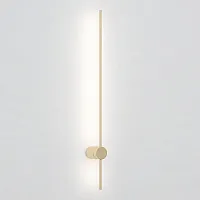 Настенный светильник Wall LINES L80 Gold 178044-26 ImperiumLoft золотой 1 лампа, основание золотое в стиле минимализм 