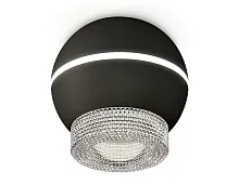 Светильник накладной Techno spot XS1102030 Ambrella light чёрный 1 лампа, основание чёрное в стиле современный круглый