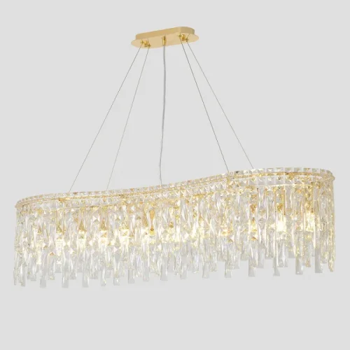 Люстра подвесная ABRIL SP12 L1200 GOLD Crystal Lux прозрачная на 12 ламп, основание золотое в стиле классический фото 5 Люстра подвесная ABRIL SP12 L1200 GOLD Crystal Lux прозрачная на 12 ламп, основание золотое в стиле классический фото 5