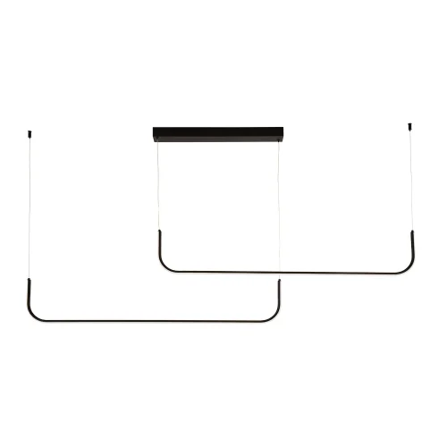 Светильник подвесной ЛЕД Дубхе (Dubhe) A2917SP-33BK Arte Lamp чёрный на 1 лампу, основание чёрное в стиле хай-тек современный минимализм 