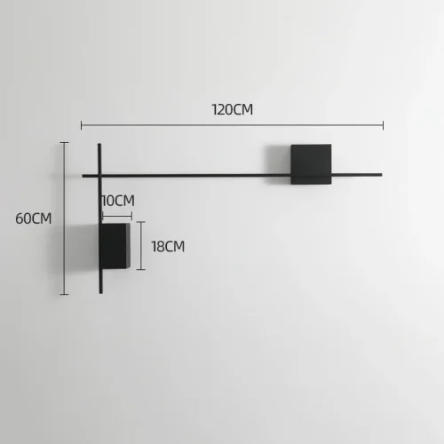 Настенный светильник BURTON 208906-23 ImperiumLoft чёрный на 2 лампы, основание чёрное в стиле современный фото 4 Настенный светильник BURTON 208906-23 ImperiumLoft чёрный на 2 лампы, основание чёрное в стиле современный фото 4