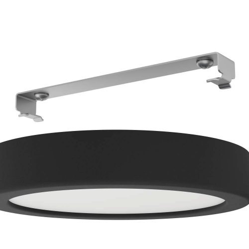 Светильник накладной LED Fueva 5 900637 Eglo белый 1 лампа, основание чёрное в стиле современный круглый фото 3