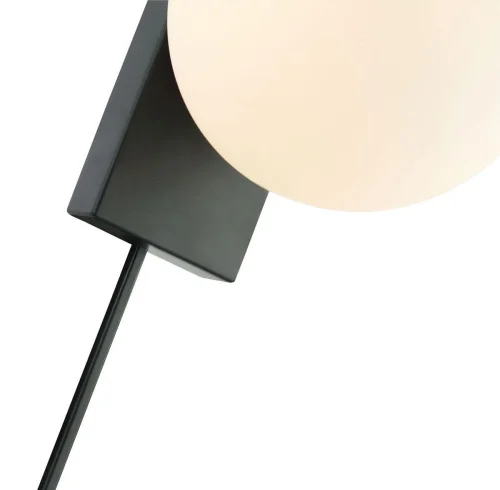 Бра Glare 2823-1W Favourite белый на 1 лампа, основание чёрное в стиле современный  фото 2
