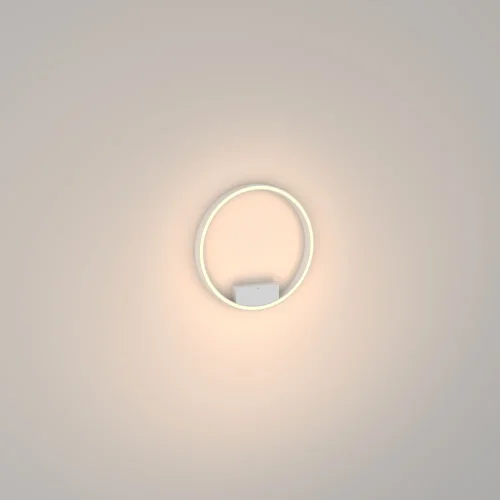 Светильник потолочный LED Rim MOD058CL-L25W3K Maytoni белый 1 лампа, основание белое в стиле современный хай-тек минимализм кольца фото 2