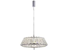 Светильник подвесной LED 8447/S chrome Newport прозрачный 1 лампа, основание хром в стиле классика модерн американский 