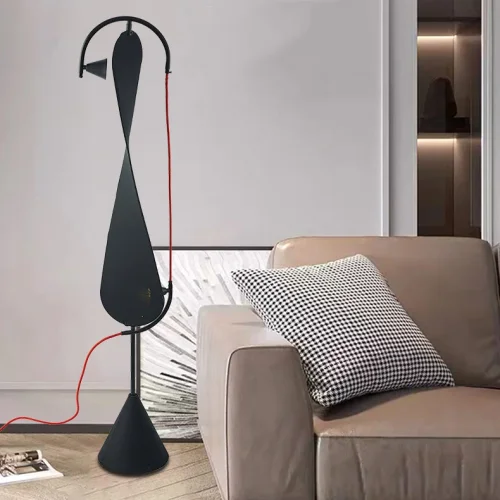 Торшер RAMBLAS Black 212114-23 ImperiumLoft чёрный на 2 лампы, основание чёрное в стиле современный фото 5