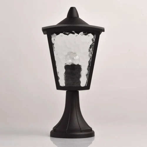 Парковый светильник Телаур 806040401 MW-Light уличный IP44 чёрный 1 лампа, плафон прозрачный в стиле классический E27 фото 4