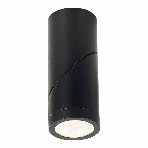 Светильник накладной LED St650 ST650.432.10 ST-Luce чёрный 1 лампа, основание чёрное в стиле хай-тек круглый фото 3