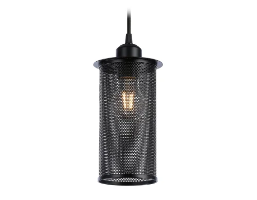 Светильник подвесной TR8162 Ambrella light чёрный 1 лампа, основание чёрное в стиле лофт 