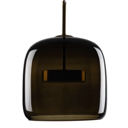 Светильник подвесной LED Dauphin 10040A LOFT IT коричневый 1 лампа, основание золотое в стиле современный выдувное фото 3
