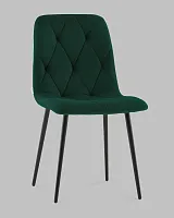 Стул Одди Diamond велюр зеленый УТ000041440 Stool Group, зелёный/велюр, ножки/металл/чёрный, размеры - *835****