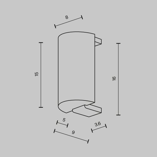Заглушка торцевая для шинопровода Flarity (Фларити), 1 шт., черный TRA154EC-B Maytoni чёрный в стиле хай-тек современный для светильников серии Магнитная трековая система Флэрити (Magnetic trаck system Flarity) flarity магнитная фото 3 Заглушка торцевая для шинопровода Flarity (Фларити), 1 шт., черный TRA154EC-B Maytoni чёрный в стиле хай-тек современный для светильников серии Магнитная трековая система Флэрити (Magnetic trаck system Flarity) flarity магнитная фото 3