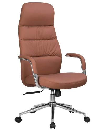 Офисное кресло для руководителей DOBRIN NERO (кирпичный (RXT051-13)) цвет сиденья кирпичный (RXT051-13), цвет основания хромированная сталь Dobrin, кирпичный/экокожа, ножки/металл/, размеры - 1200*1285**** Офисное кресло для руководителей DOBRIN NERO (кирпичный (RXT051-13)) цвет сиденья кирпичный (RXT051-13), цвет основания хромированная сталь Dobrin, кирпичный/экокожа, ножки/металл/, размеры - 1200*1285****