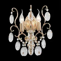 Бра Orecchini SL846.201.02 ST-Luce без плафона прозрачный на 2 лампы, основание золотое в стиле классический арт-деко 
