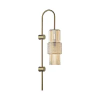 Бра Pimpa 5019/1W Odeon Light янтарный бежевый 1 лампа, основание бронзовое в стиле современный 