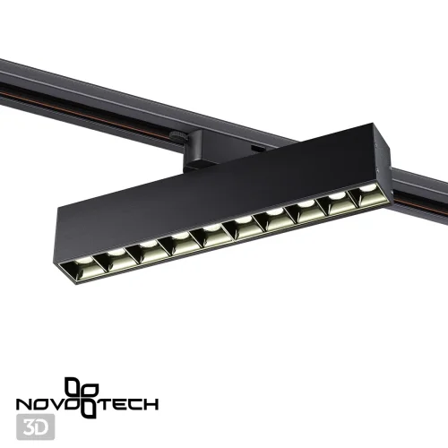 Трековый светильник однофазный Iter 358857 Novotech чёрный для шинопроводов серии Iter фото 5