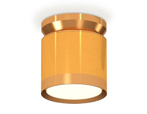 Светильник накладной XS8121035 Ambrella light золотой 1 лампа, основание золотое в стиле хай-тек круглый