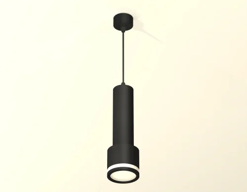 Светильник подвесной XP8111010 Ambrella light чёрный 1 лампа, основание чёрное в стиле хай-тек трубочки фото 3