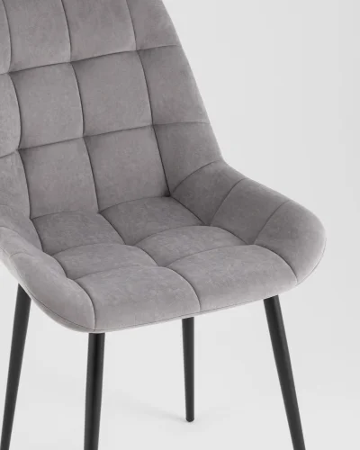 Стул Флекс Original велюр серый УТ000041986 Stool Group, /, ножки//, размеры - ***** фото 4