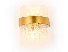 Бра Traditional TR5339 Ambrella light прозрачный 2 лампы, основание золотое в стиле классика 