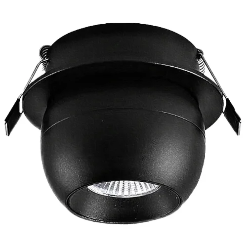 Светильник точечный LED Dorsum WTD.O36.667.30.07 Wertmark чёрный на 1 лампу, основание чёрное в стиле хай-тек современный круглый