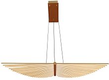 Светильник подвесной LED Vingar 4380-2P Favourite белый на 2 лампы, основание золотое в стиле современный 