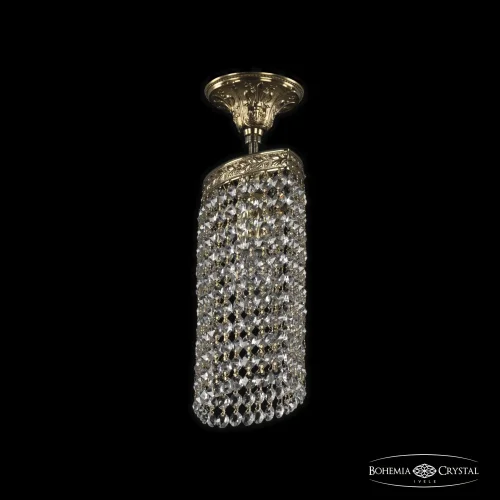 Светильник потолочный 19203/20IV G R Bohemia Ivele Crystal прозрачный 1 лампа, основание золотое в стиле классический r фото 3