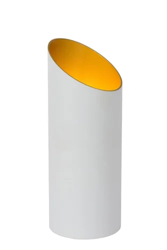 Настольная лампа Quirijn 09533/01/31 Lucide белая 1 лампа, основание белое металл в стиле современный 