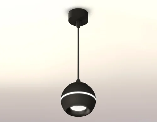 Светильник подвесной Techno spot XP1102001 Ambrella light чёрный 1 лампа, основание чёрное в стиле хай-тек современный  фото 2