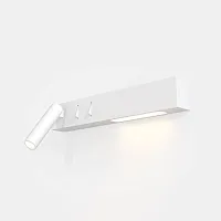 Бра с выключателем LED Comodo C031WL-L8W3K Maytoni белый на 1 лампу, основание белое в стиле современный скандинавский 