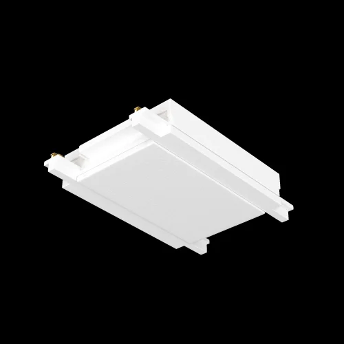 Коннектор питания прямой Magnetic track system Radity TRA084C-11W Maytoni белый в стиле хай-тек современный для светильников серии Magnetic track system Radity подвесной накладной radity радиусная магнитная магнитный фото 6