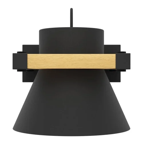Бра Maccles 43958 Eglo чёрный на 1 лампа, основание бежевое чёрное в стиле современный лофт  фото 4