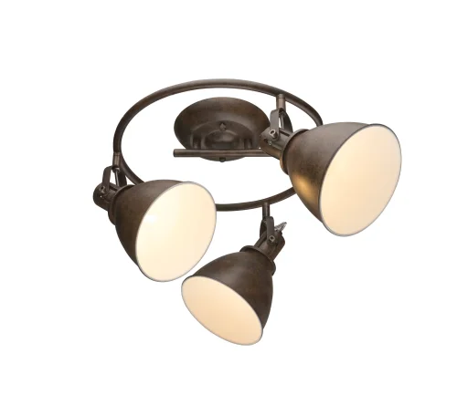 Спот с 3 лампами GIORGIO 54647-3 Globo коричневый E14 в стиле современный 