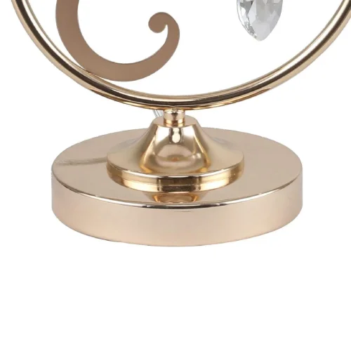 Настольная лампа Charm 2756-1T F-promo белая 1 лампа, основание золотое металл в стиле арт-деко  фото 4
