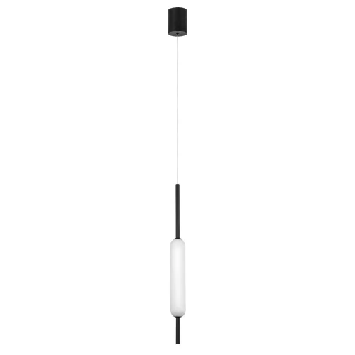 Светильник подвесной LED Pilone 719017 Lightstar белый на 1 лампу, основание чёрное в стиле современный 