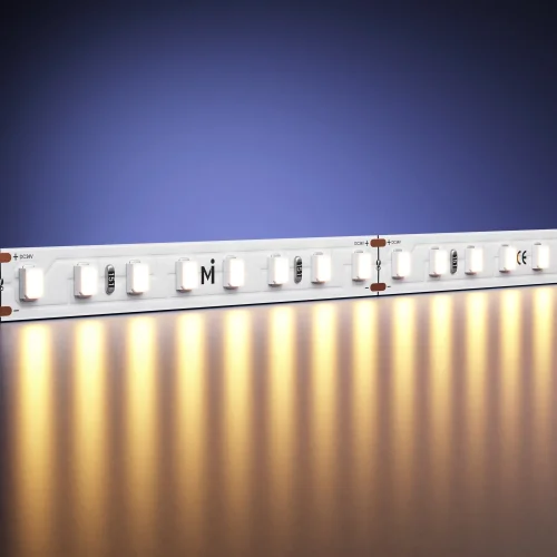 Светодиодная лента 24В 2835 9,6Вт/м 2700К 5м IP 20 201096 Maytoni цвет LED тёплый белый 2700K, световой поток 1345Lm фото 3