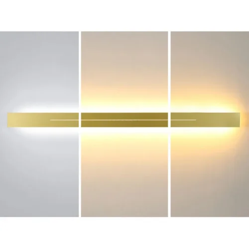 Настенный светильник SOURIS L120 Gold 208897-23 ImperiumLoft золотой на 1 лампа, основание золотое в стиле современный  фото 7