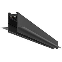 Шинопровод встраиваемый в ГКЛ 2м Skyline 220 ST021.429.00H ST-Luce чёрный в стиле для светильников серии Skyline 220 умное освещение st-luce шинопровод встраиваемый