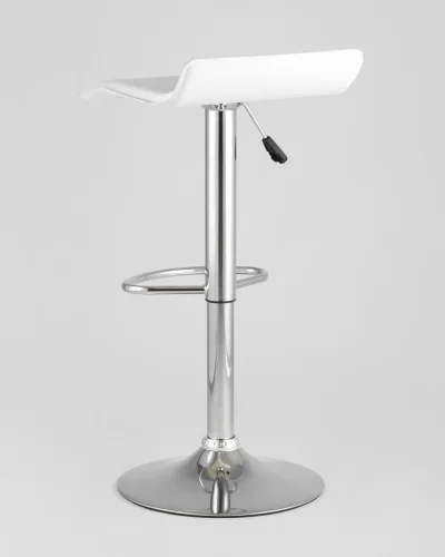 Стул барный hi-tec NEW, белый NP ( набор 2 шт) УТ000038606 Stool Group, /экокожа, ножки/металл/, размеры - 630*830**** фото 5