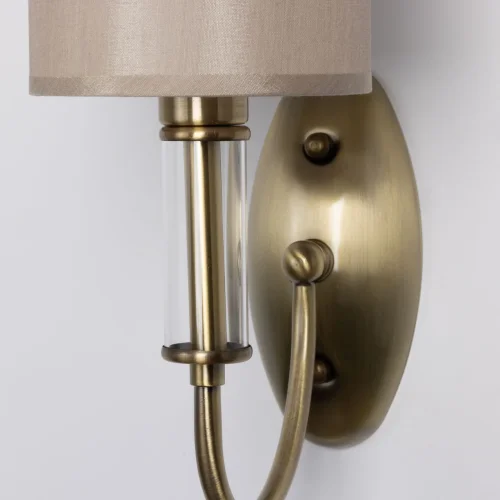 Бра Конрад 667024001 MW-Light коричневый на 1 лампа, основание античное бронза в стиле классический  фото 4