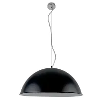 Светильник подвесной Solis LH032076 LightHall чёрный на 1 лампу, основание хром в стиле современный 