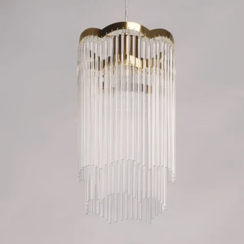Светильник подвесной Лавиния 443011201 MW-Light прозрачный 1 лампа, основание латунь в стиле современный классический  фото 2