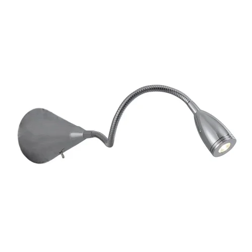 Бра с выключателем LED 14901/A chrome Newport хром на 1 лампу, основание хром в стиле современный гибкая ножка